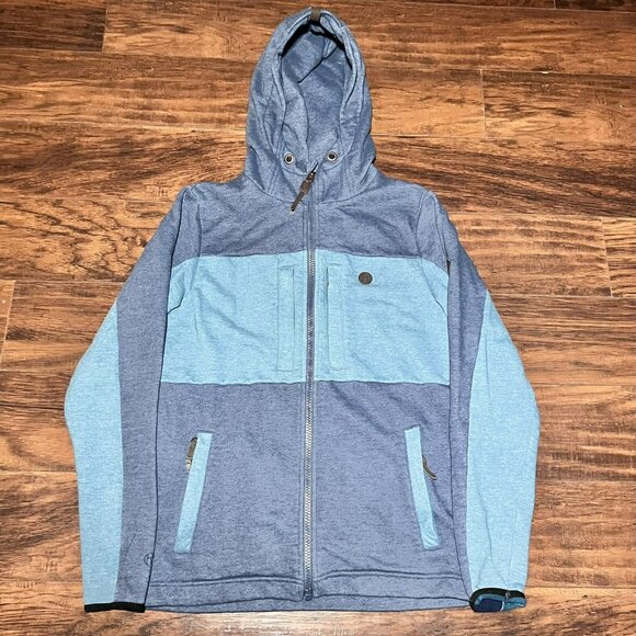 Kazane Hoodied Jacket Blue Men’s Size Medium - Picture 1 of 8